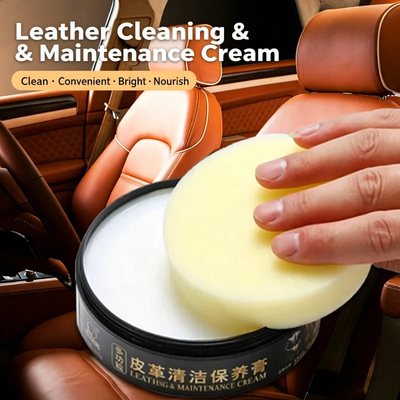Car Interior Wax & Leather Care Paste