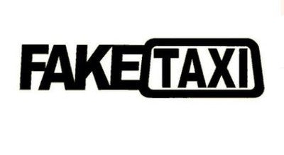 Fake taxi drifting sign sticker