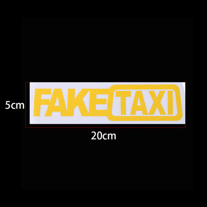 Car drifting sign sticker 