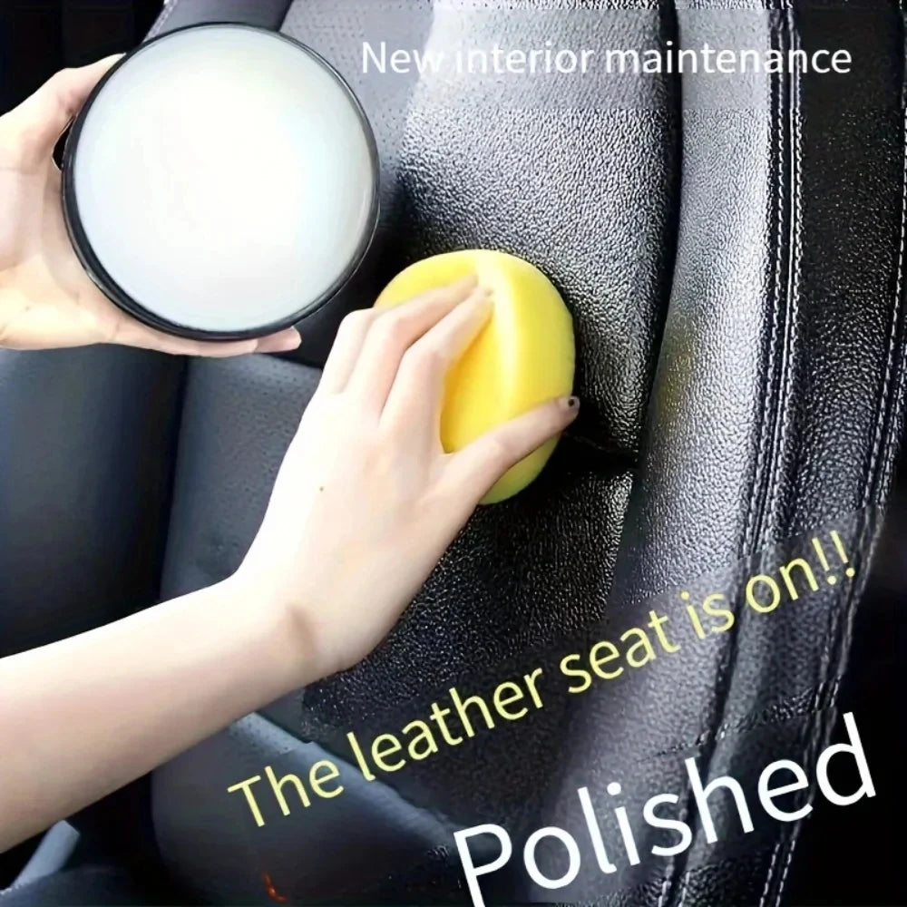Car Interior Wax &amp; Leather Care Paste