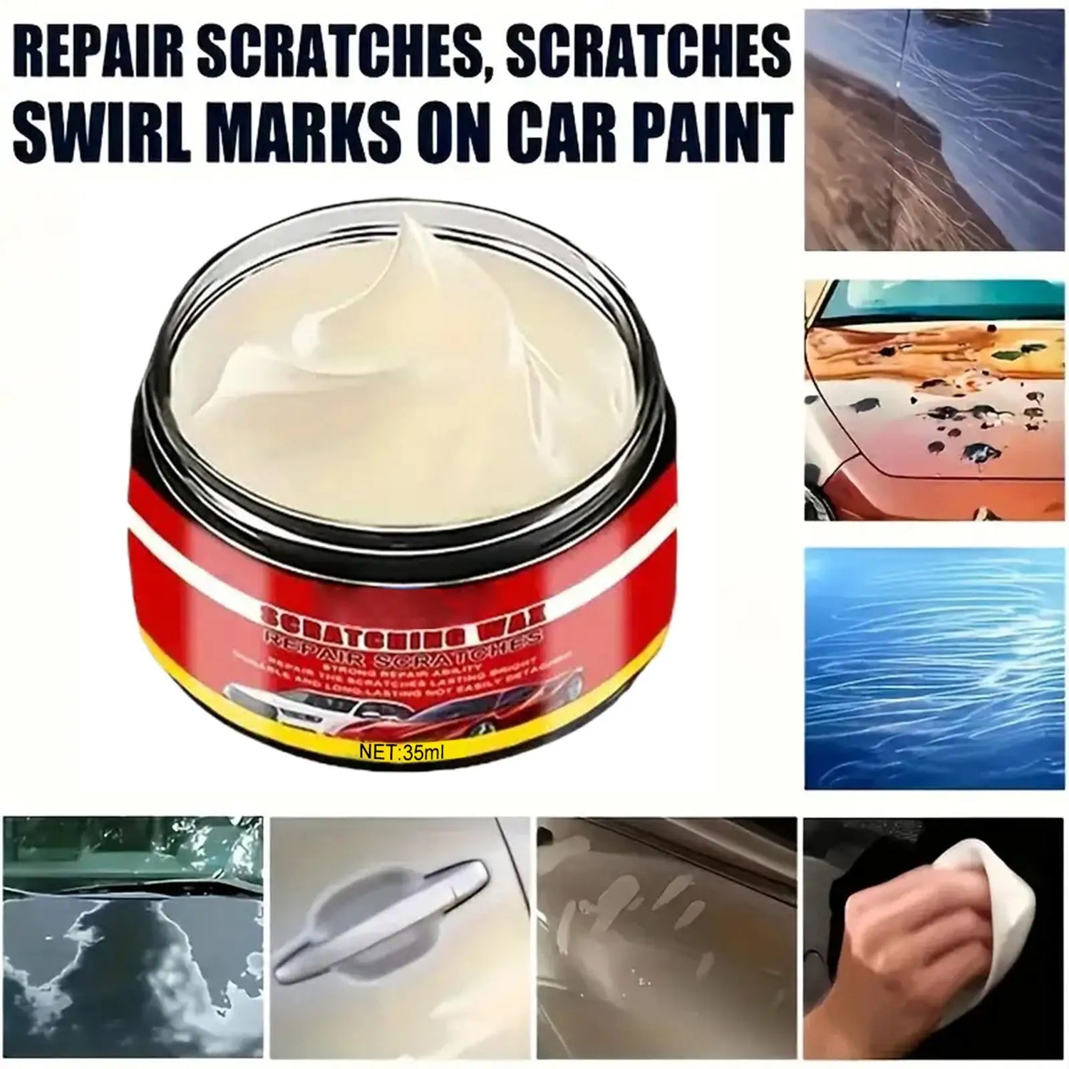 Car Scratch Repair Wax